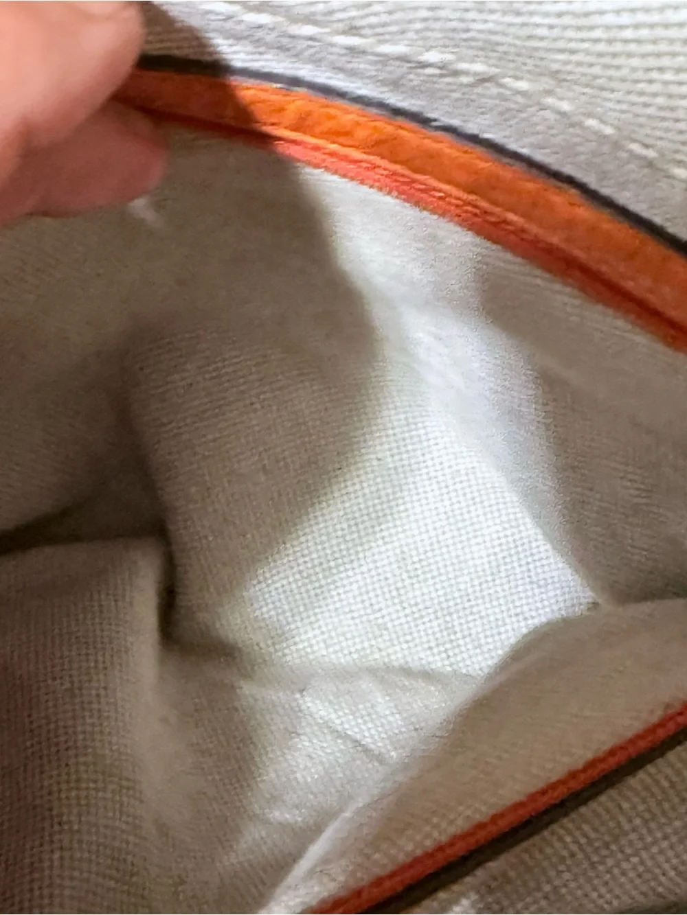 MCM Beige Monogram Veronika Visettos Tote with Orange and green detail